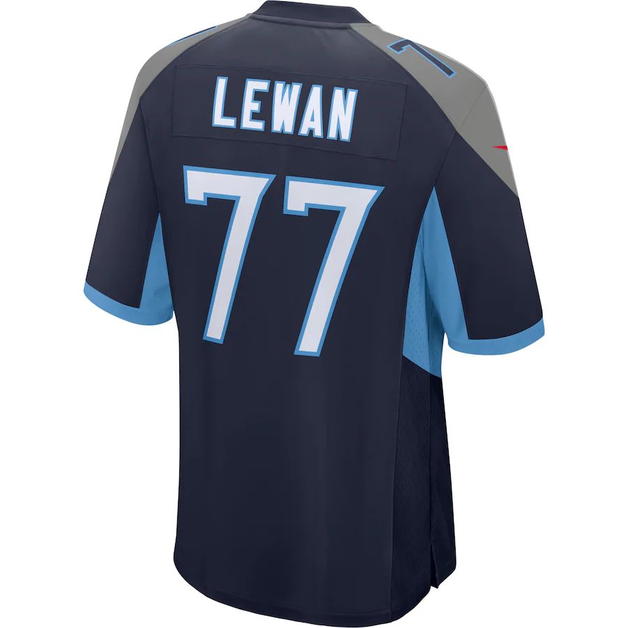 Custom #77 Navy TEN Football Shirt Top