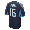 Custom #16 Navy 2022 TEN Football Shirt Top