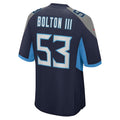 Custom #53 Navy TEN Football Shirt Top