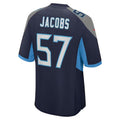 Custom #57 Navy TEN Football Shirt Top