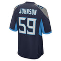 Custom #59 Navy TEN Football Shirt Top
