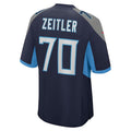 Custom #70 Navy TEN Football Shirt Top