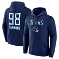 Custom #98 Navy TEN Football Shirt Top