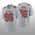Custom #96 Gray TB Football Shirt Top