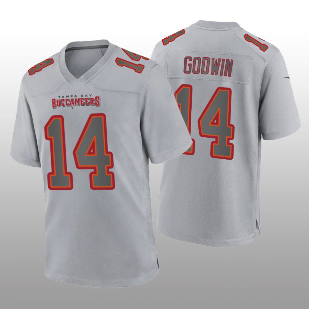 Custom #14 Gray TB Football Shirt Top