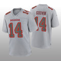 Custom #14 Gray TB Football Shirt Top