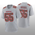 Custom #55 Gray TB Football Shirt Top