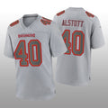 Custom #40 Gray TB Football Shirt Top