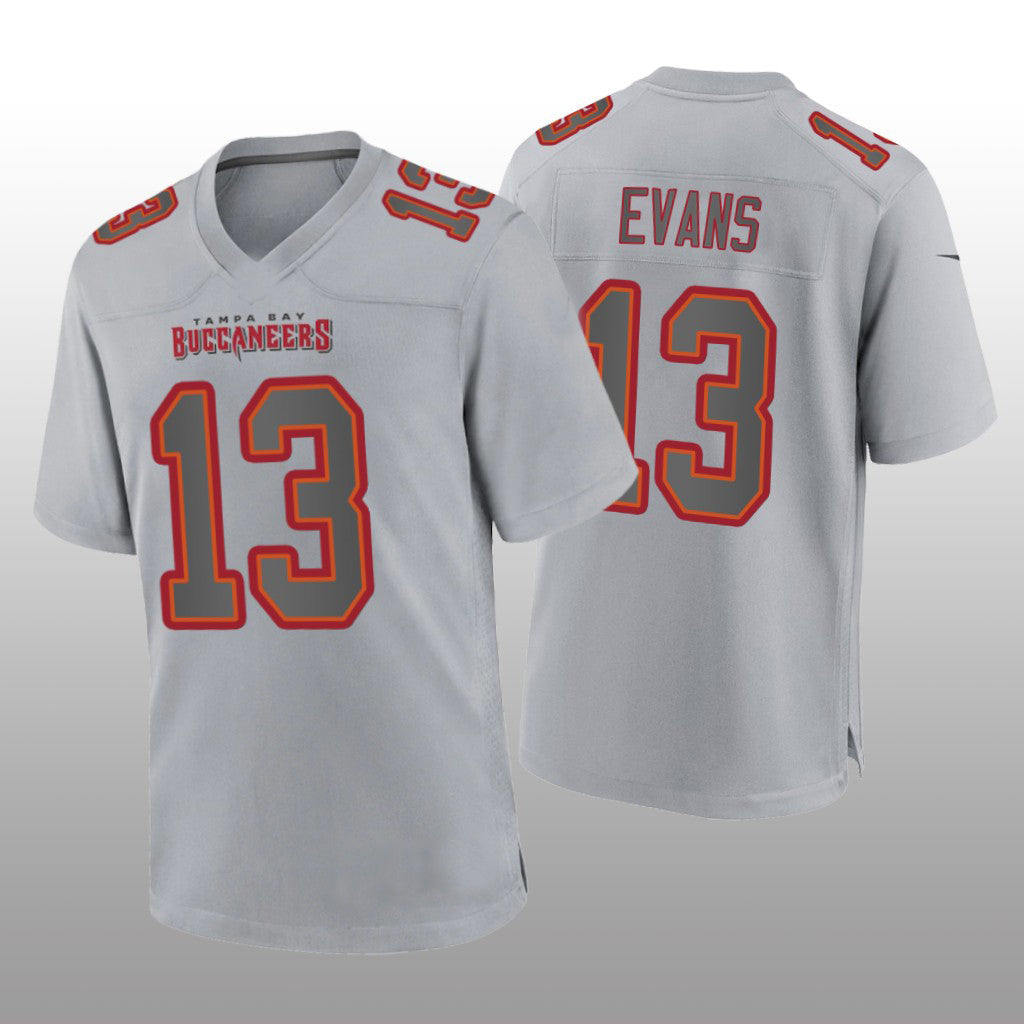 Custom #13 Gray TB Football Shirt Top