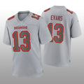 Custom #13 Gray TB Football Shirt Top