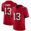 Custom #13 Red TB Football Shirt Top