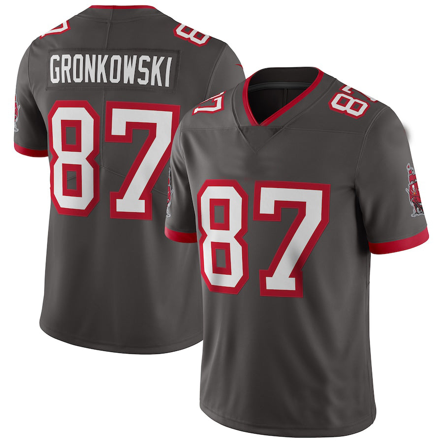 Custom #87 TB Football Shirt Top