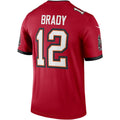 Custom #12 Red TB Football Shirt Top