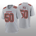 Custom #50 Gray TB Football Shirt Top