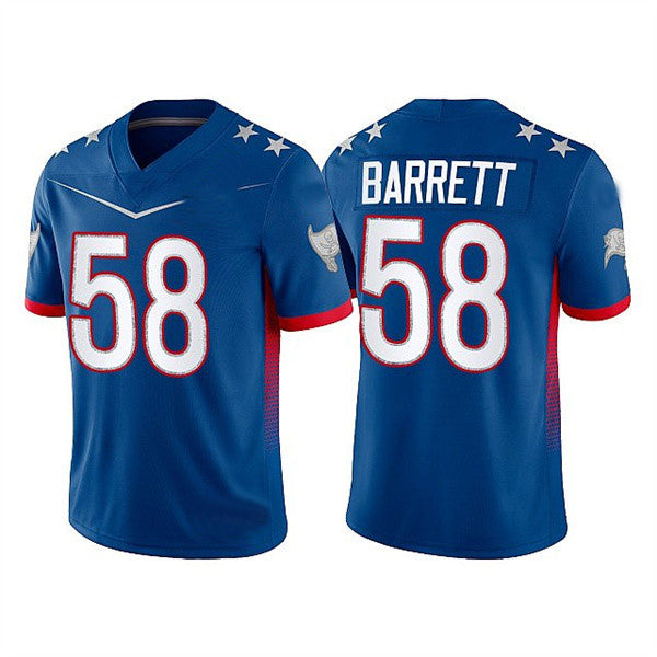 Custom #58 2022 TB Football Shirt Top