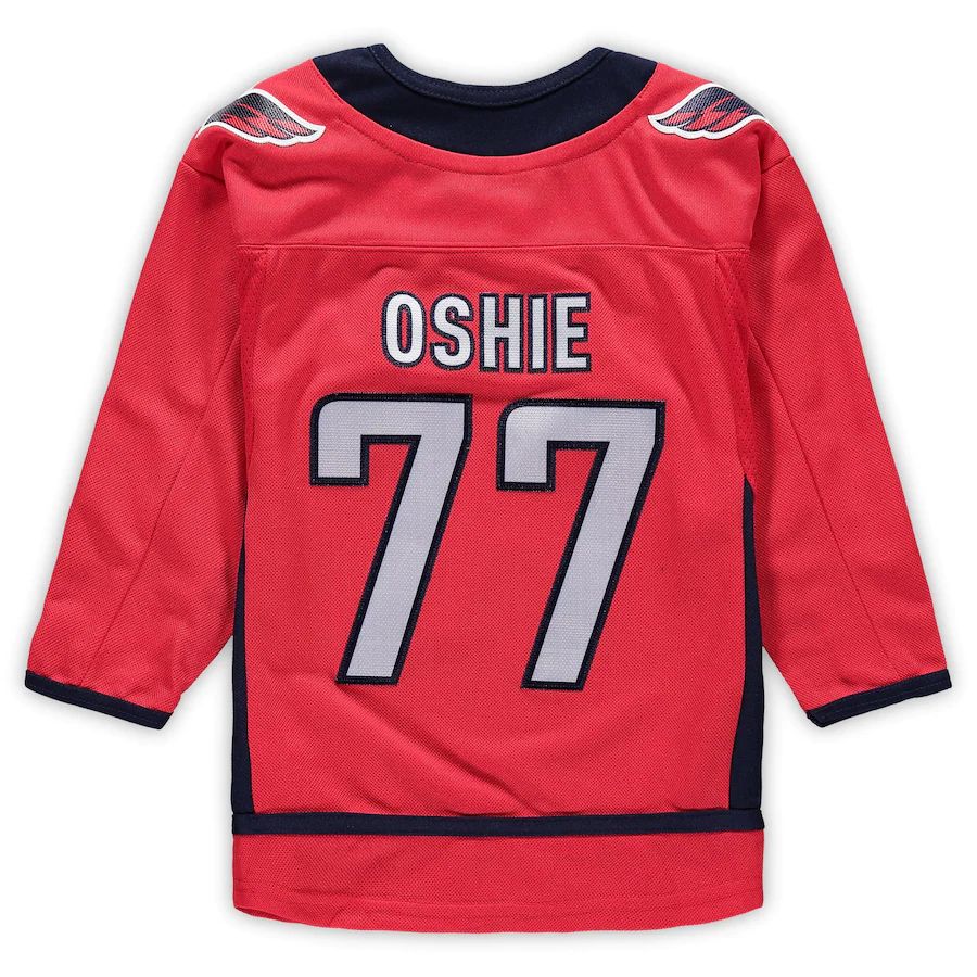 Custom #77 Red WSH Hockey Shirt Top
