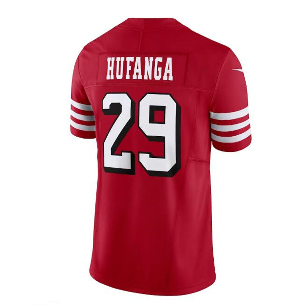 Custom #29 Scarlet SF Football Shirt Top
