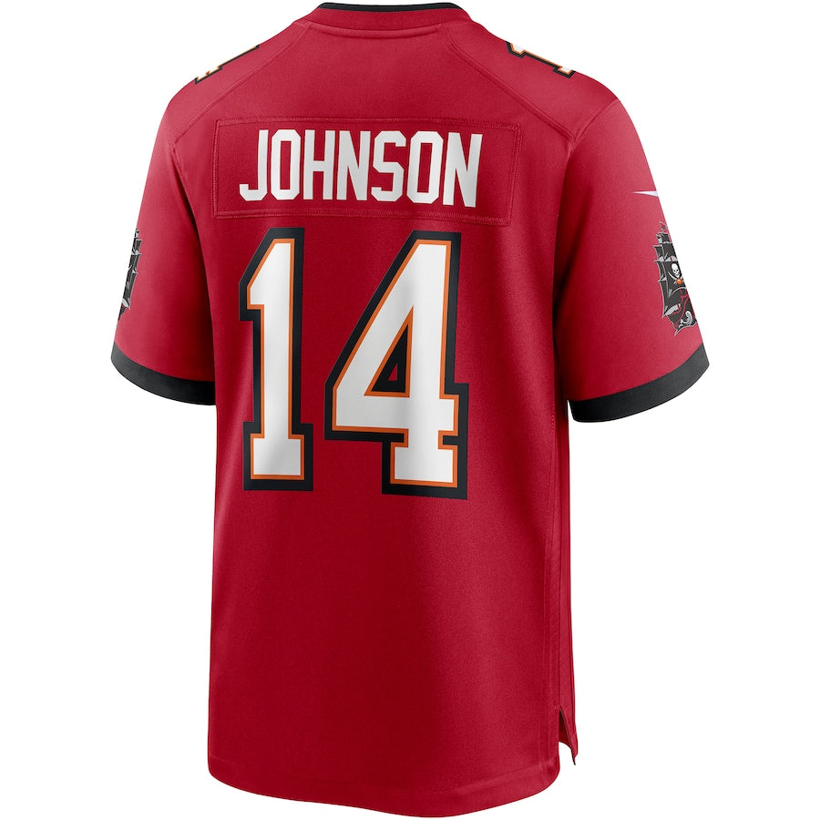 Custom #14 Red TB Football Shirt Top