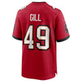 Custom #49 Red TB Football Shirt Top