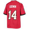 Custom #14 Red TB Football Shirt Top