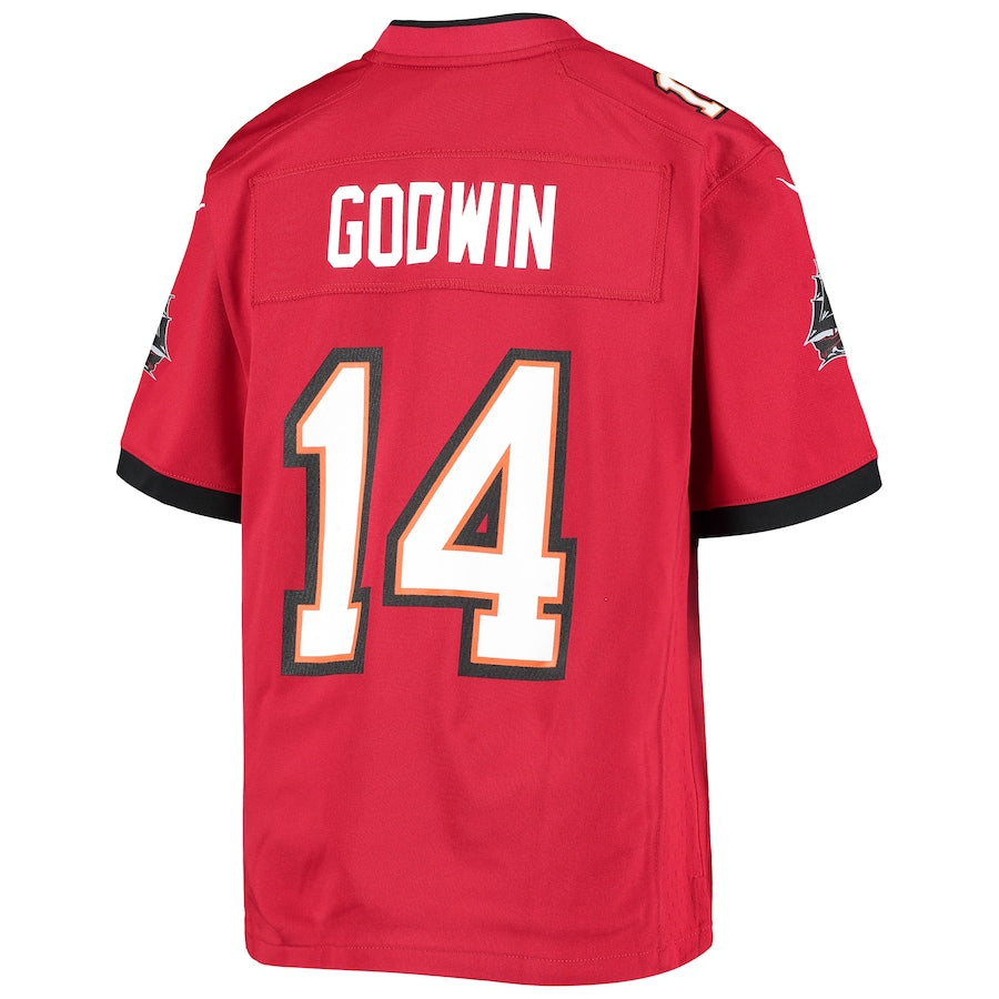 Custom #14 Red TB Football Shirt Top