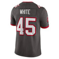 Custom #45 White TB Football Shirt Top
