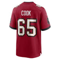 Custom #65 Red TB Football Shirt Top