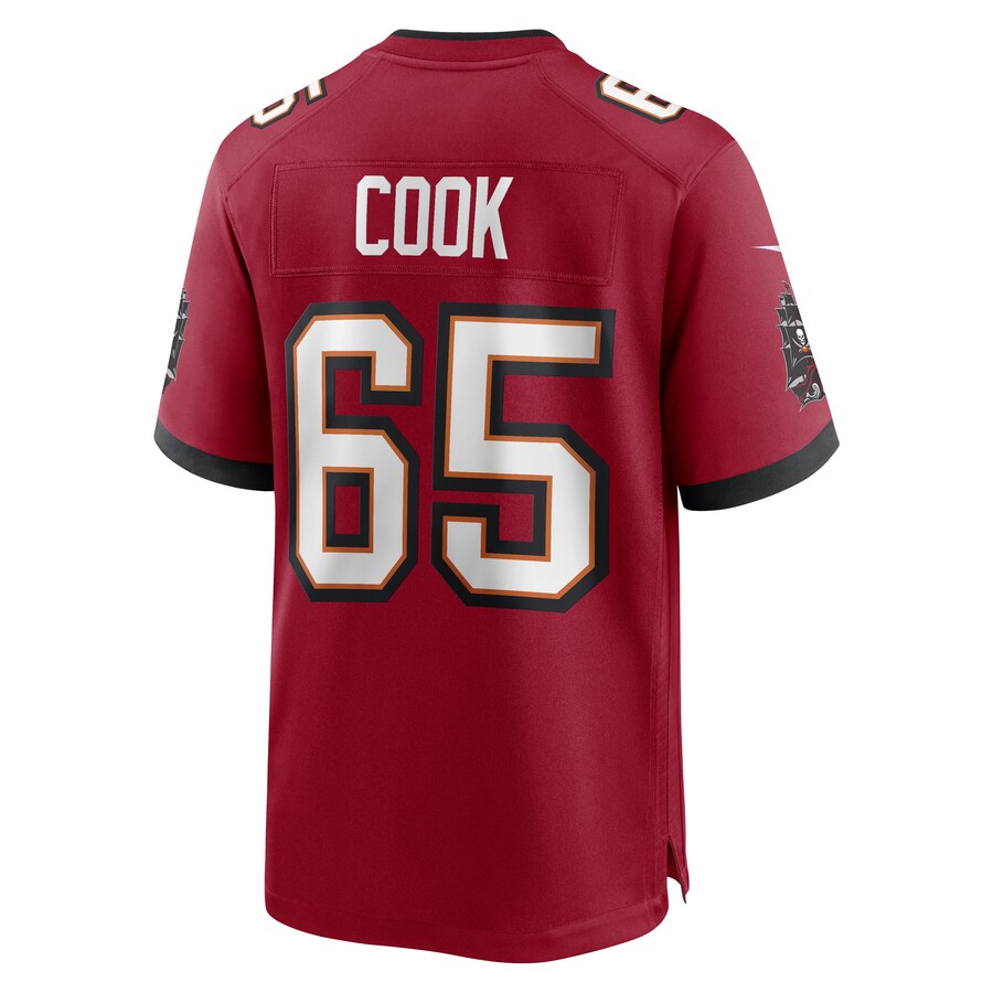 Custom #65 Red TB Football Shirt Top