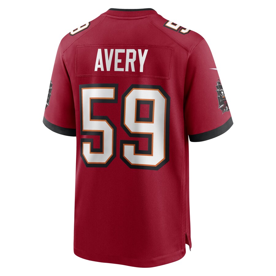 Custom #59 Red TB Football Shirt Top