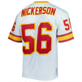 Custom #56 White 1996 TB Football Shirt Top