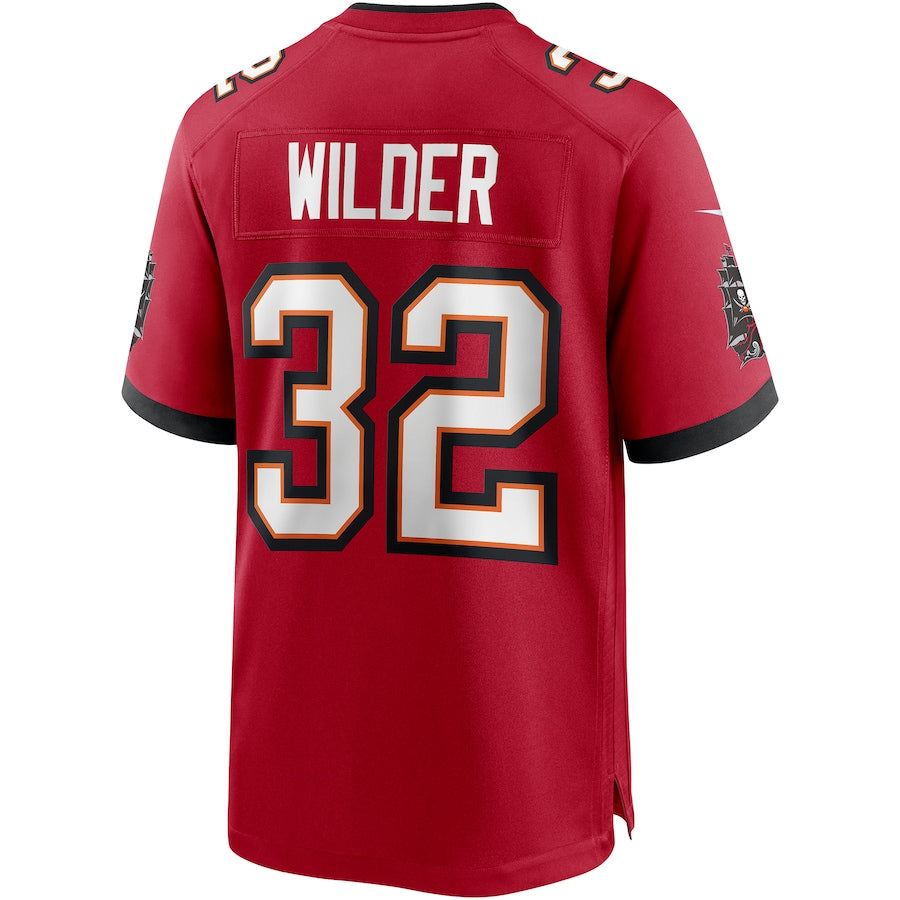 Custom #32 Red TB Football Shirt Top