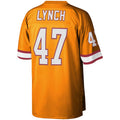 Custom #47 Orange TB Football Shirt Top