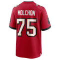 Custom #75 Red TB Football Shirt Top