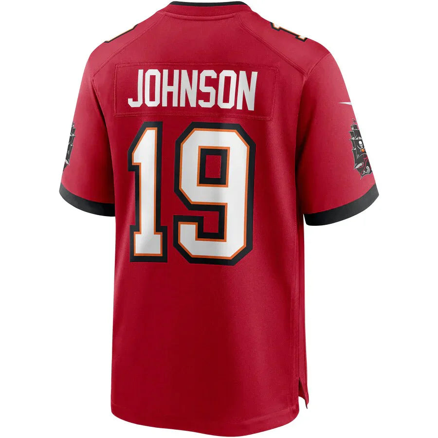 Custom #19 Red TB Football Shirt Top