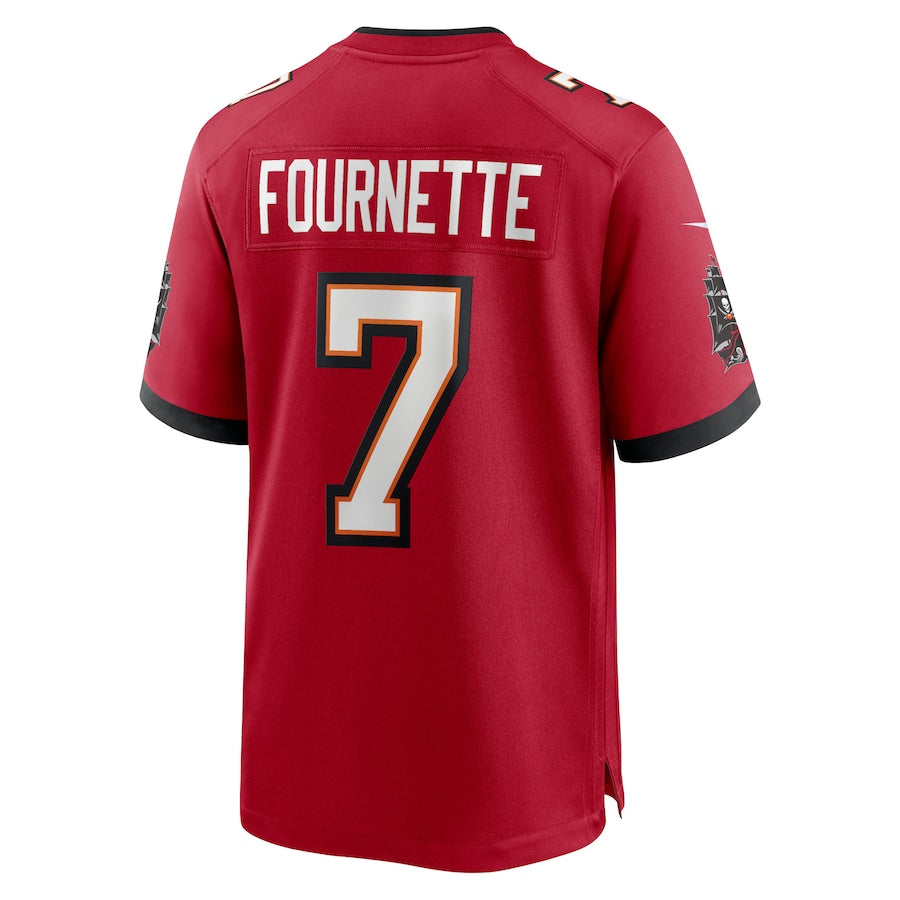 Custom #7 Red TB Football Shirt Top