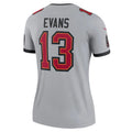 Custom #13 Gray TB Football Shirt Top