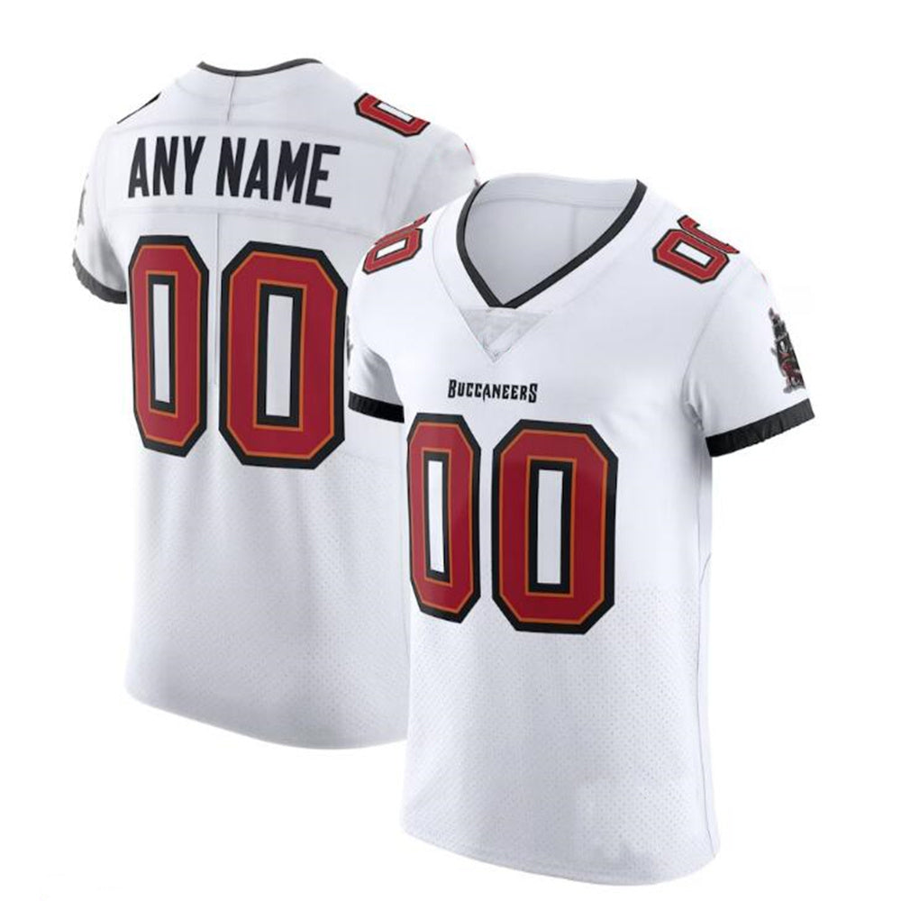 Custom White TB Football Shirt Top