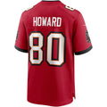 Custom #80 Red TB Football Shirt Top