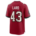 Custom #43 Red TB Football Shirt Top