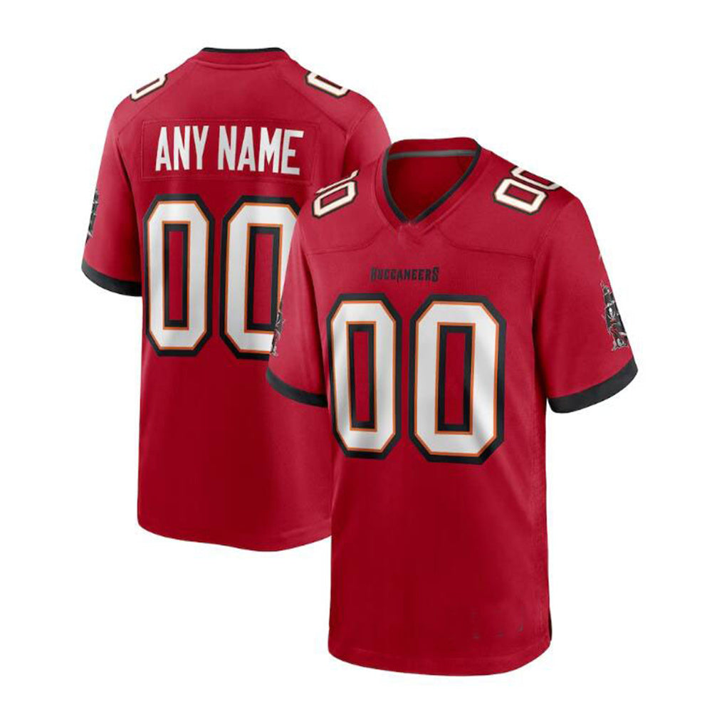 Custom Red TB Football Shirt Top