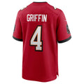 Custom #4 Red TB Football Shirt Top
