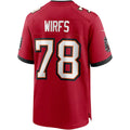 Custom #78 Red TB Football Shirt Top