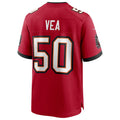 Custom #50 Red TB Football Shirt Top