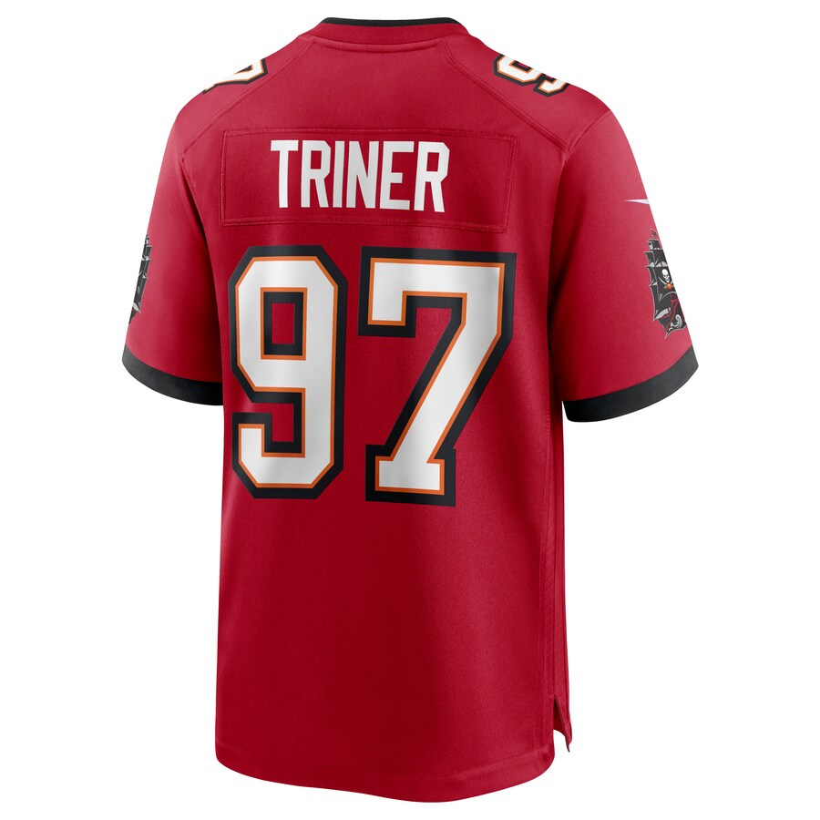 Custom #97 Red TB Football Shirt Top
