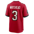 Custom #3 Red TB Football Shirt Top
