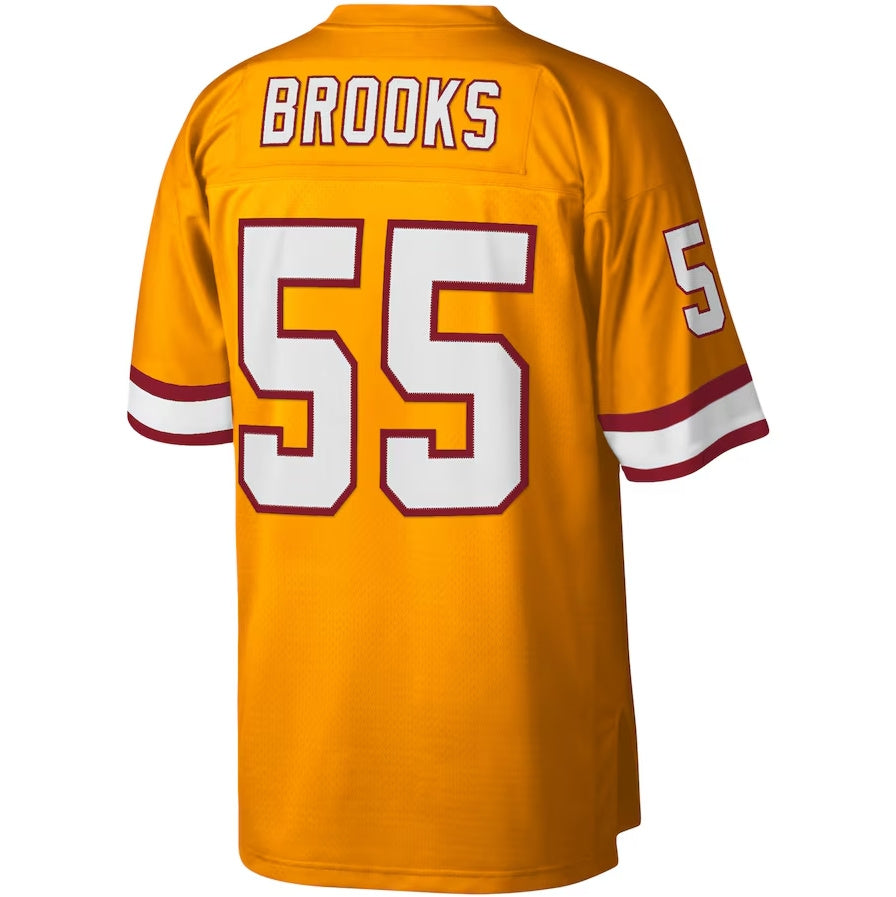 Custom #55 Orange TB Football Shirt Top