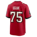 Custom #75 Red TB Football Shirt Top