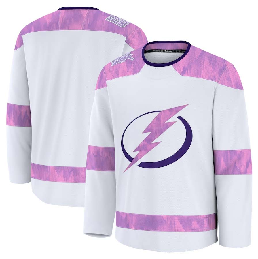 Custom White 2024 TBL Hockey Shirt Top
