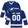 Custom Blue TBL Hockey Shirt Top