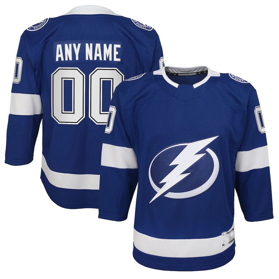 Custom Blue TBL Hockey Shirt Top